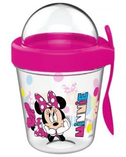 Комплект чаша с лъжичка Disney - Minnie, 350 ml