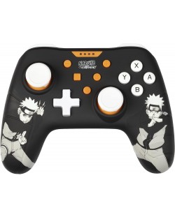 Контролер Konix - за Nintendo Switch/PC, жичен, Naruto, черен