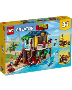 Конструктор LEGO Creator 3 в 1 - Плажна къща за сърф (31118)
