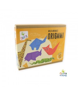 Комплект за оригами Andreu toys - Диви животни