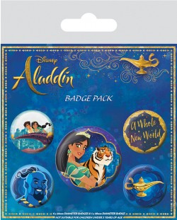 Комплект значки Pyramid Disney: Aladdin - A Whole New World