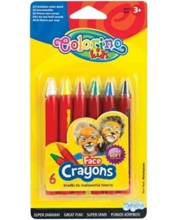 Комплект пастели за лице Colorino Kids - 6 цвята