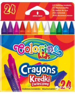 Комплект пастели Colorino Kids - 24 цвята