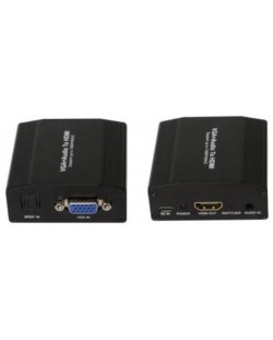 Конвертор ESTILLO - HDMI/VGA, черен