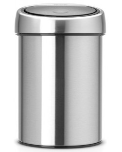 Кош за отпадъци Brabantia - Touch Bin, 3 l, Matt Steel