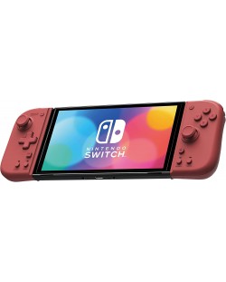 Контролер HORI - Split Pad Compact, червен (Nintendo Switch)