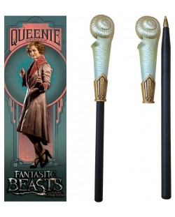 Комплект химикалка и разделител за книги The Noble Collection Movies: Fantastic Beasts - Queenie Goldstein