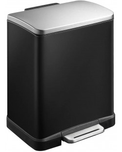 Кош за отпадъци EKO Europe - E-Cube, 20 l, черен