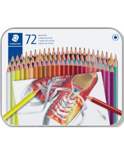 Цветни моливи Staedtler Comic 175 - 72 цвята, в метална кутия