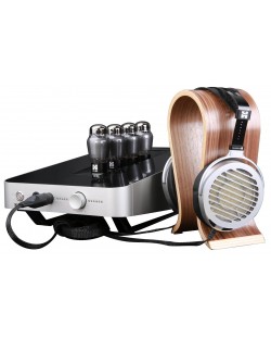 Комплект слушалки и усилвател HiFiMAN - Shangri-La Jr System, черен
