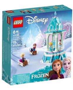 Конструктор LEGO Disney - Вълшебната въртележка на Ана и Елза (43218)