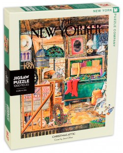 Пъзел New York Puzzle от 1000 части - Коледен таван