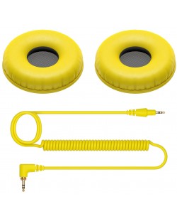 Комплект аксесоари за слушалки Pioneer DJ - HC-CP08-L, жълт