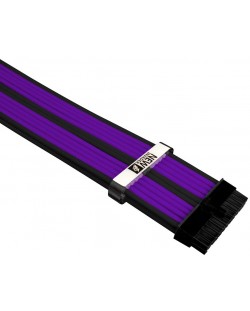 Комплект удължителни кабели 1stPlayer - BVL-001, 0.35 m, черен/лилав