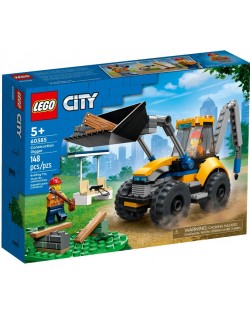 Конструктор LEGO City - Строителен багер (60385)