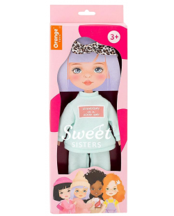 Комплект дрехи за кукла Orange Toys Sweet Sisters - Ментов анцуг