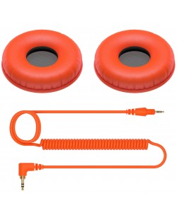 Комплект аксесоари за слушалки Pioneer DJ - HC-CP08-M, оранжев