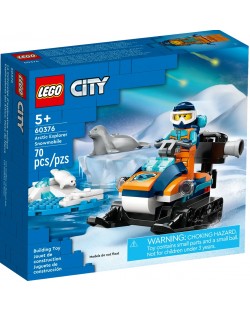 Конструктор LEGO City - Снегомобил, Арктически изследовател (60376)