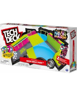 Комплект Tech Deck - Скейт-парк, Neon Mega Park