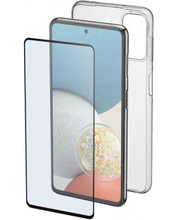 Комплект Cellularline  - калъф и стъкло, за Samsung Galaxy A53 5G