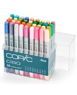 Комплект маркери Too Copic Ciao - Set C, 36 цвята