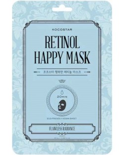 Kocostar Happy Лист маска за лице, с ретинол, 25 ml