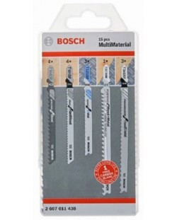 Комплект ножчета Bosch - MultiMaterial, 15 части