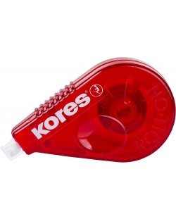 Коректор лента Kores - Roll On, 4.2 mm x 15 m, червен