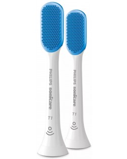 Комплект четки за език Philips Sonicare - TongueCare+, HX8072/01, 2 броя