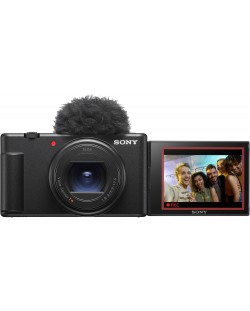 Компактен фотоапарат за влогинг Sony - ZV-1 II, 20.1MPx, черен
