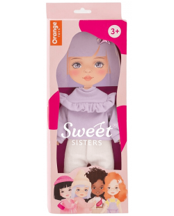 Комплект дрехи за кукла Orange Toys Sweet Sisters - Лилав пуловер