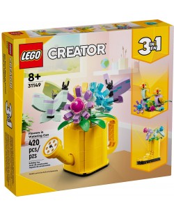 Конструктор LEGO Creator 3 в 1 - Цветя в лейка (31149)