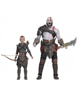 Комплект екшън фигури NECA God of War - Kratos & Atreus