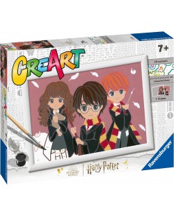 Комплект за рисуване по номера Ravensburger CreArt - Хари Потър (вариант 2)