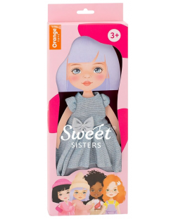 Комплект дрехи за кукла Orange Toys Sweet Sisters - Светлосиня рокля