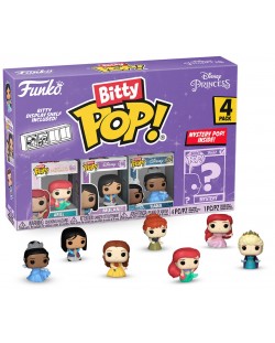 Комплект мини фигури Funko Bitty POP!: Disney Princess - 4-Pack (Series 1)