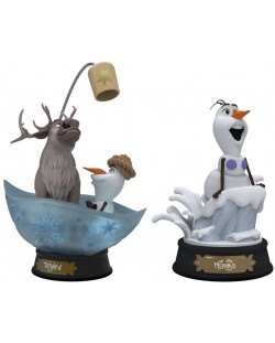 Комплект статуетки Beast Kingdom Disney: Frozen - Olaf Presents Tangled and The Little Mermaid (Exclusive Edition)