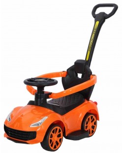 Кола за возене Ocie - Ride-On B Super, с родителски контрол, oранжева