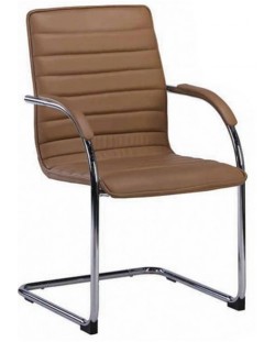 Комплект посетителски столове RFG - Sky M, 4 броя, кафяви