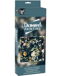 Комплект за рисуване с мъниста Grafix - Цветя