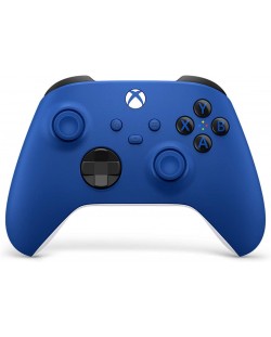 Контролер Microsoft - за Xbox, безжичен, Shock Blue