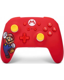 Контролер PowerA - Wireless, безжичен, за Nintendo Switch, Mario Joy