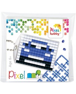 Креативен комплект с пиксели Pixelhobby - Ключодържател, Кола