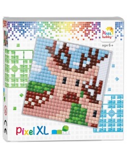 Креативен комплект с пиксели Pixelhobby - XL, Елени