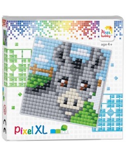 Креативен комплект с пиксели Pixelhobby - XL, Магаренце