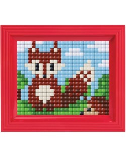Креативен комплект с рамка и пиксели Pixelhobby - XL, Лисица