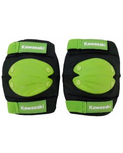 Комплект наколенки/налакътници Kawasaki – Размер L/XL, зелени