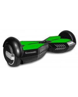 Ховърборд KAWASAKI - Electric Balance Scooter 6.5", зелено и черно