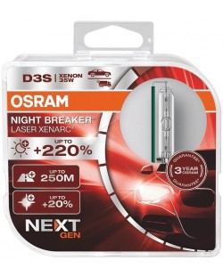 Ксенонови Osram - D3S, 66340XNN-HCB, Xenarc Night Breaker Laser