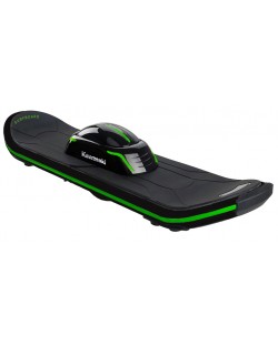 Сърфборд KAWASAKI с едно колело - Electric One-Wheel Balance Surfboard 6.5", черно и зелено